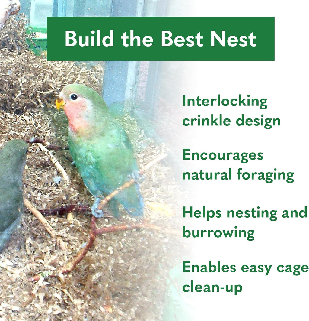 99% Dust Free Paper Bedding for Small Pets and Birds, Eco Natural, 3 lb (Expands to 60 L)