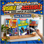 25 Set Premade Silver Age Comic Book Bags and Boards Combo Resealable