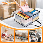 Moving Bags 60L 8PCS, Clear Clothes Storage Under Bed Storage