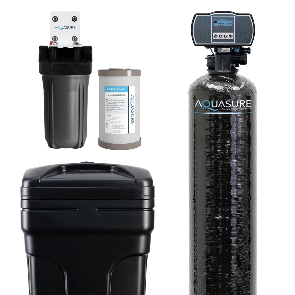 Harmony Series 50,000 Grains Whole House Water Softener with High Performance Automatic Digital Metered Control Head