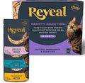 Natural Wet Cat Food, 12 Count, Grain Free, Limited Ingredient Cat Food Pouches, Fish and Chicken Variety in Broth