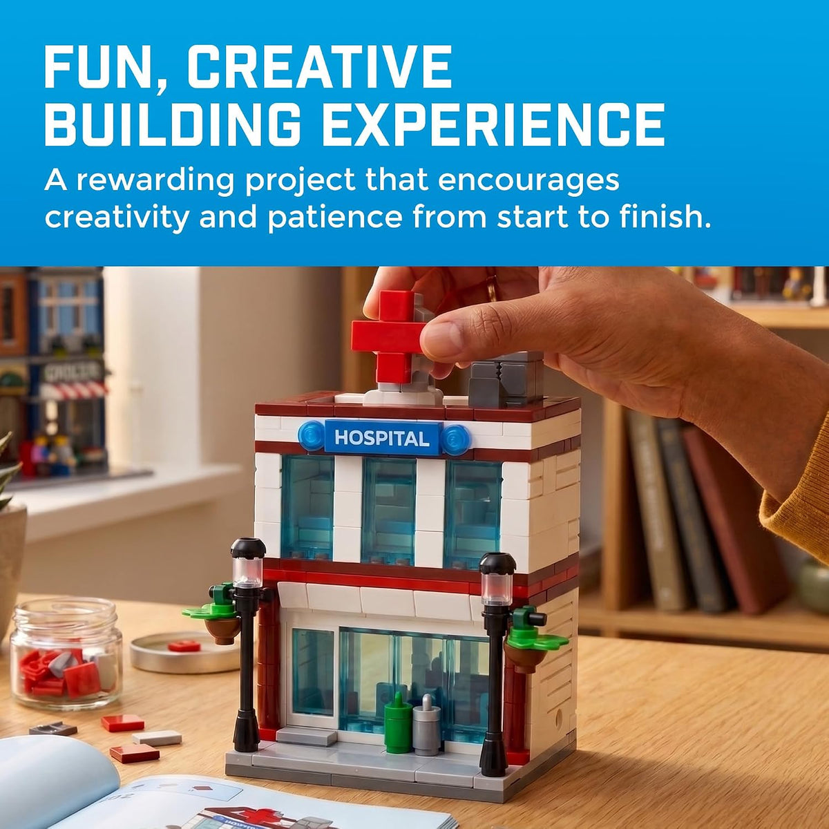 10-Pack 16x16 Baseplates, 5x5 Building Plates for Creative Play