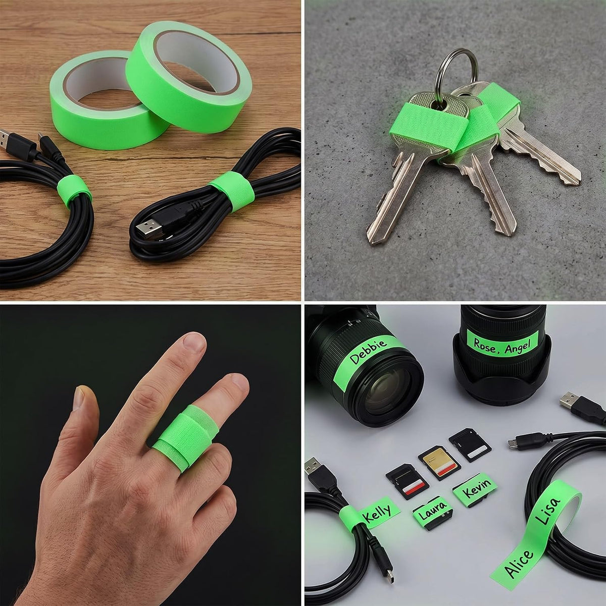 Green Neon Gaffer Tape Neon Tape UV Tapes Lime Green