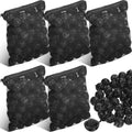 500 Pieces Bio Filter Balls Black Bio Balls for Aquarium Pond Filters Bulk 1.02 Inch Internal Bioball Media with 5