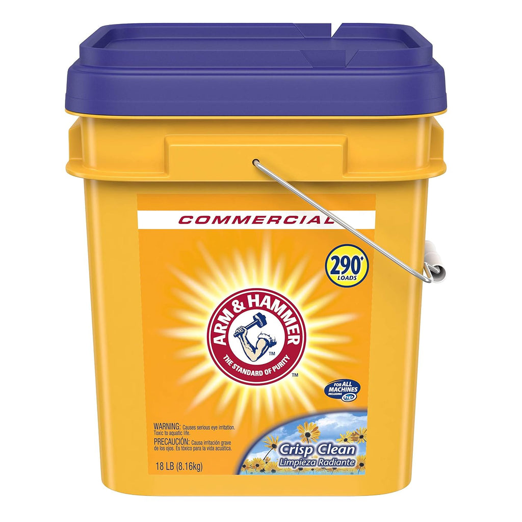 Laundry Detergent and Washing Soda Cleaning Bundle (18lb Pail + 55 oz Box)