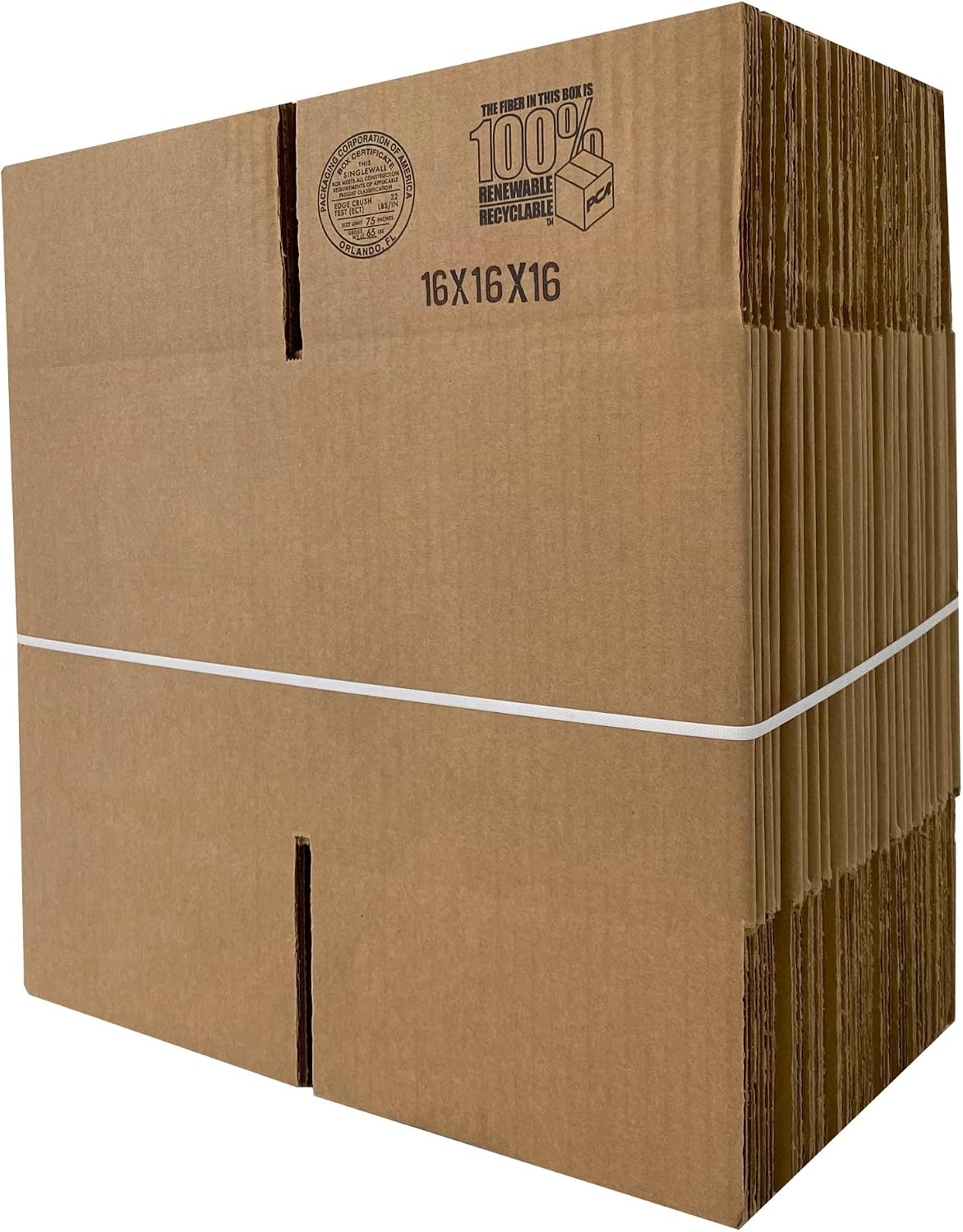 Corrugated Boxes 16" x 16" x 16" Cube Boxes For Shipping