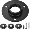 Flanges for Threaded Pipes and Fittings,Black,1",4-Pack.