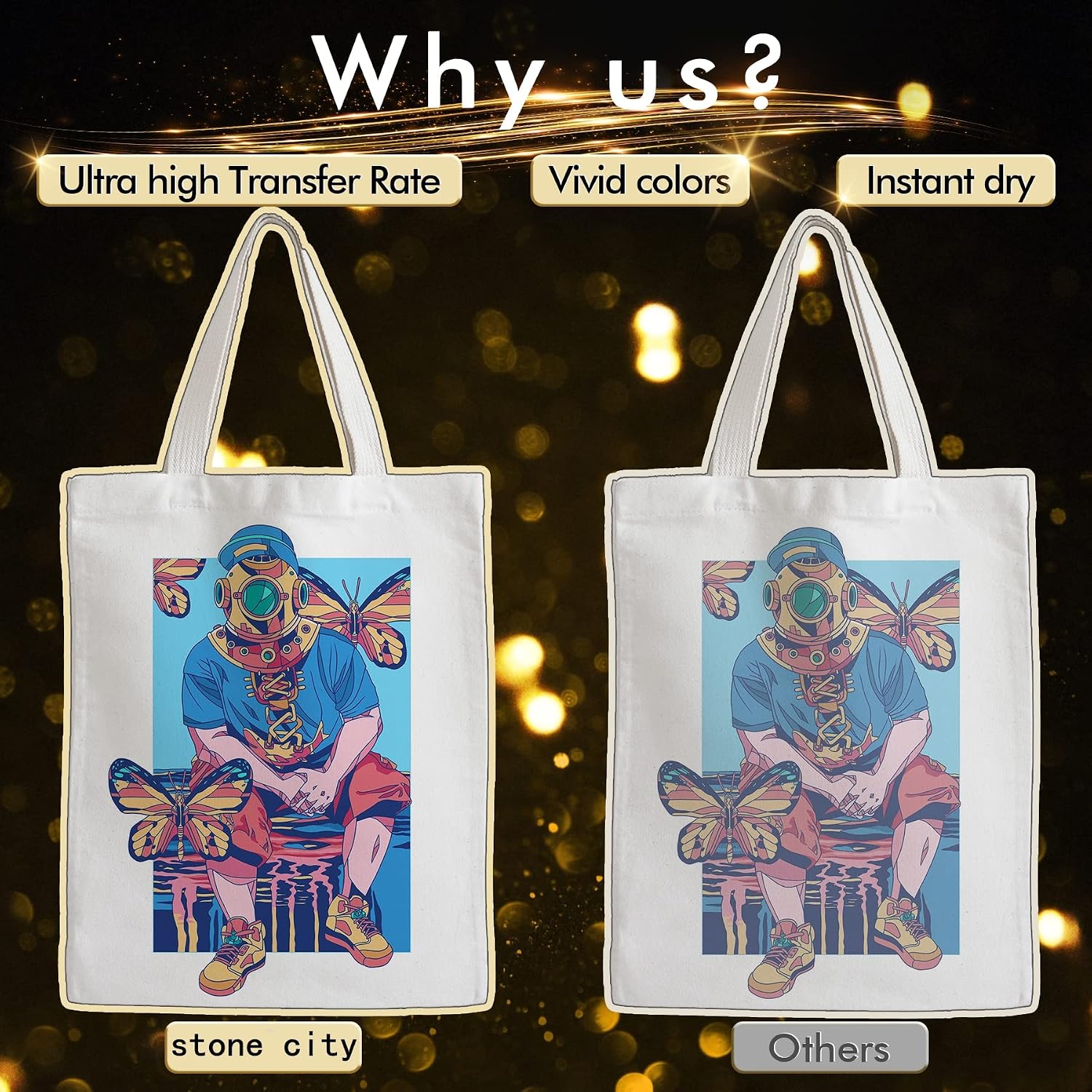 Sublimation Paper 8.3x11.7 Inch 105g | 110 Sheets, Compatible with Inkjet Printer with Sublimation Ink