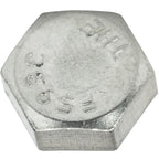 1/2-13 x 4-1/2" Hex Head Cap Screw Bolts, External Hex Drive, Stainless Steel 304, Partially Threaded, Stainless Steel, Quantity 5 By Fastenere