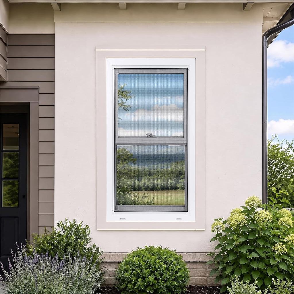 Vinyl Double Hung Sliding Window 30x54, Double Pane Glass, White