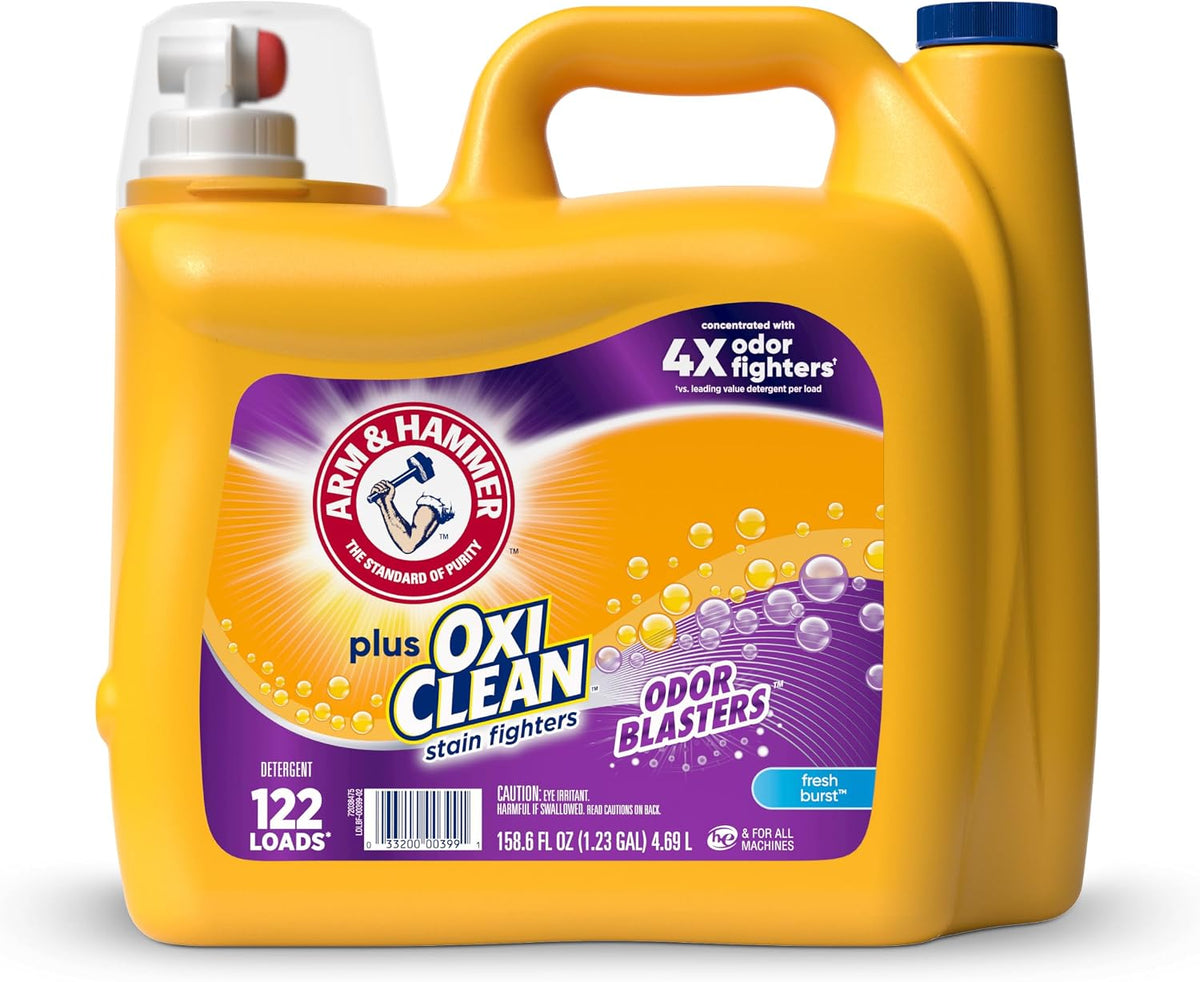Plus OxiClean with Odor Blasters Liquid Laundry Detergent