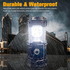2-Pack Collapsible Camping Lantern XTAUTO Solar USB Rechargeable Portable Lightweight Waterproof LED Flashlight