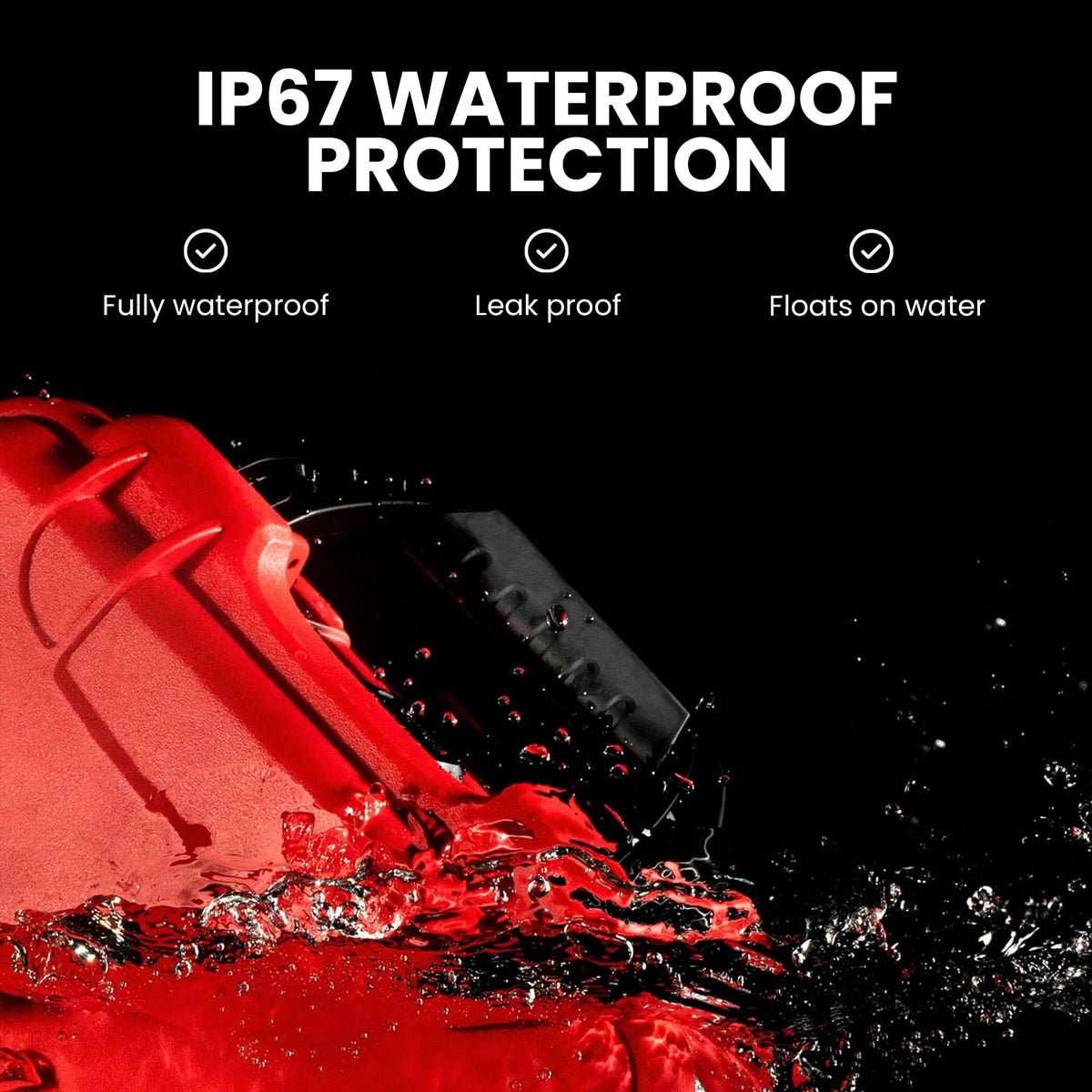 920 Waterproof First Aid Box Empty – Durable, Medical First Aid Organizer Case, IP67-Rated, Dustproof