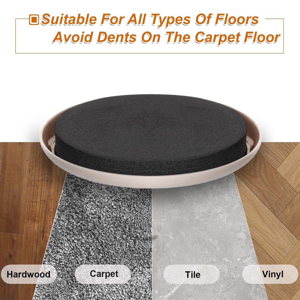 Furniture Sliders for Carpet 16 PCS - 3 1/2"