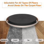 Furniture Sliders for Carpet 16 PCS - 3 1/2"