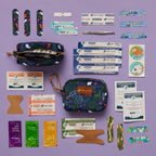KeepGoing Travel First Aid Kit Kids, 60 Pc Mini First Aid Kit, TSA-Approved