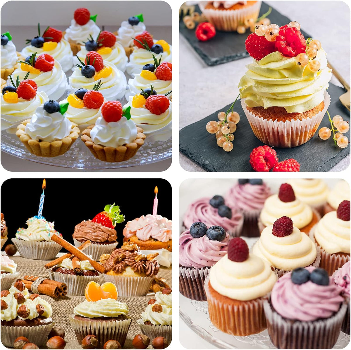 24Pcs Cake Decorating Kit with 6 Piping Tips & Reusable Bags
