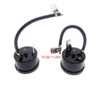 YXQ 6Pcs Round Compressor Overload Thermal Protector Relay Starter for 1/6 HP 220V 125W Refrigerator