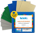 10-Pack 16x16 Baseplates, 5x5 Building Plates for Creative Play