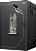 THE Growing 4x4 Grow Tent Frame & Cover, 48x48 Heavy Duty Plant Tent
