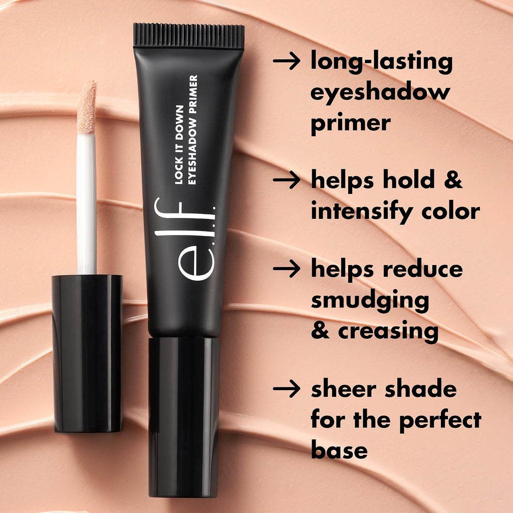 Lock It Down Eyeshadow Primer | Smooth Creamy Eye Makeup Primer For Long-Lasting Eyeshadow, Intensifies Color, Helps