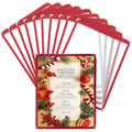8.5 x 11 Menu Covers, 10 Pack 1 Page 2 View Event Menu