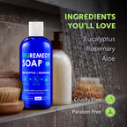 Body Wash, Eucalytus & Rosemary (32oz)