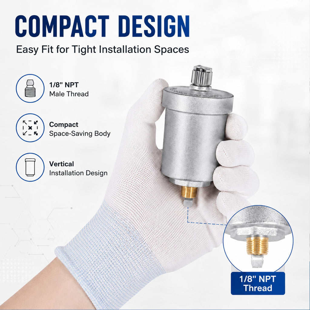 400-4 Float Air Hy-Vent, 1/8" NPT Automatic Air Vent Valve