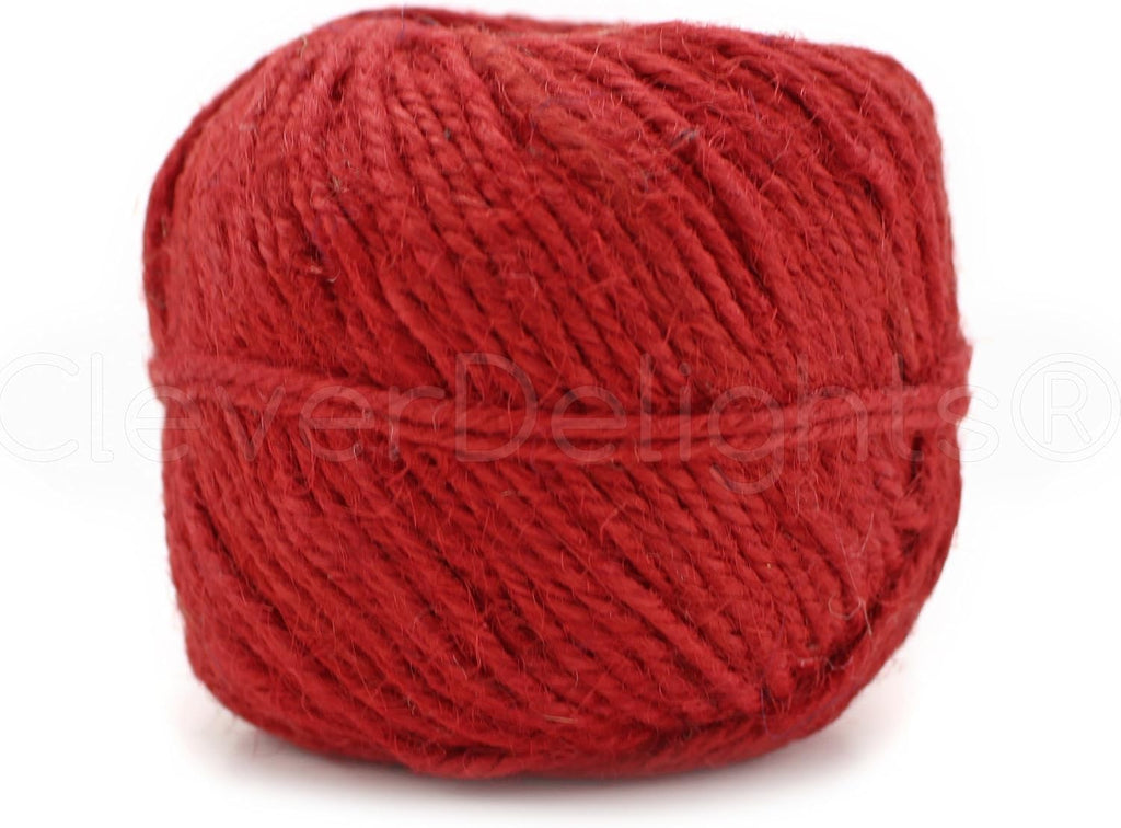 Red White and Navy Jute Twine Combo Pack - 150 Yards