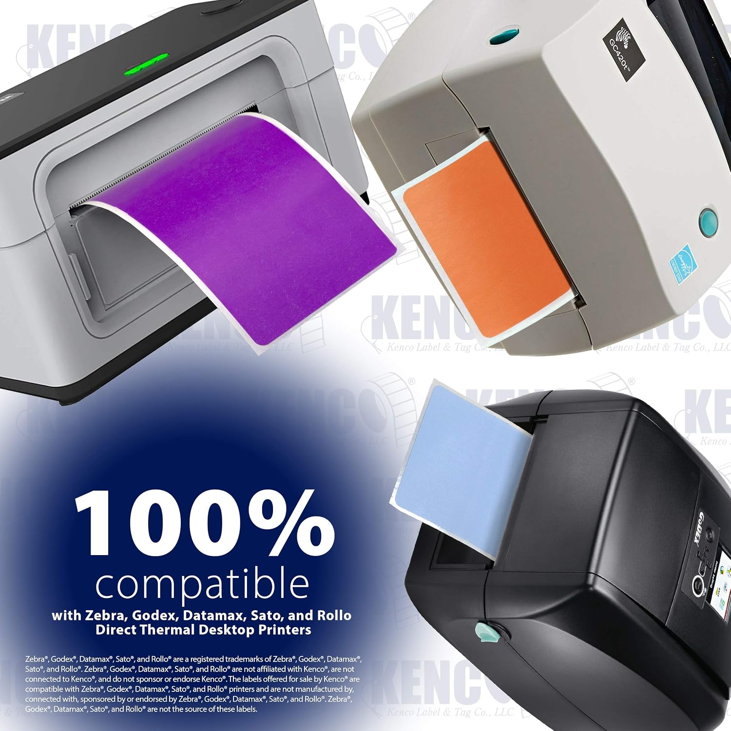 4" X 6" Direct Thermal Perforated Stickers Labels for Shipping Labels, Inventory, and Color Coding - Compatible with