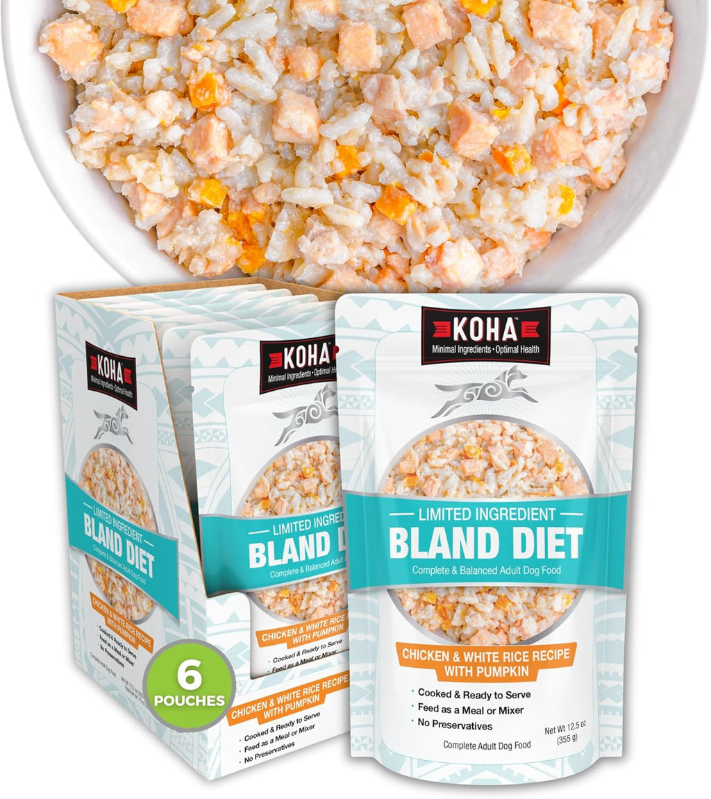 Limited Ingredient Bland Diet for Dogs, Chicken & White Rice Recipe