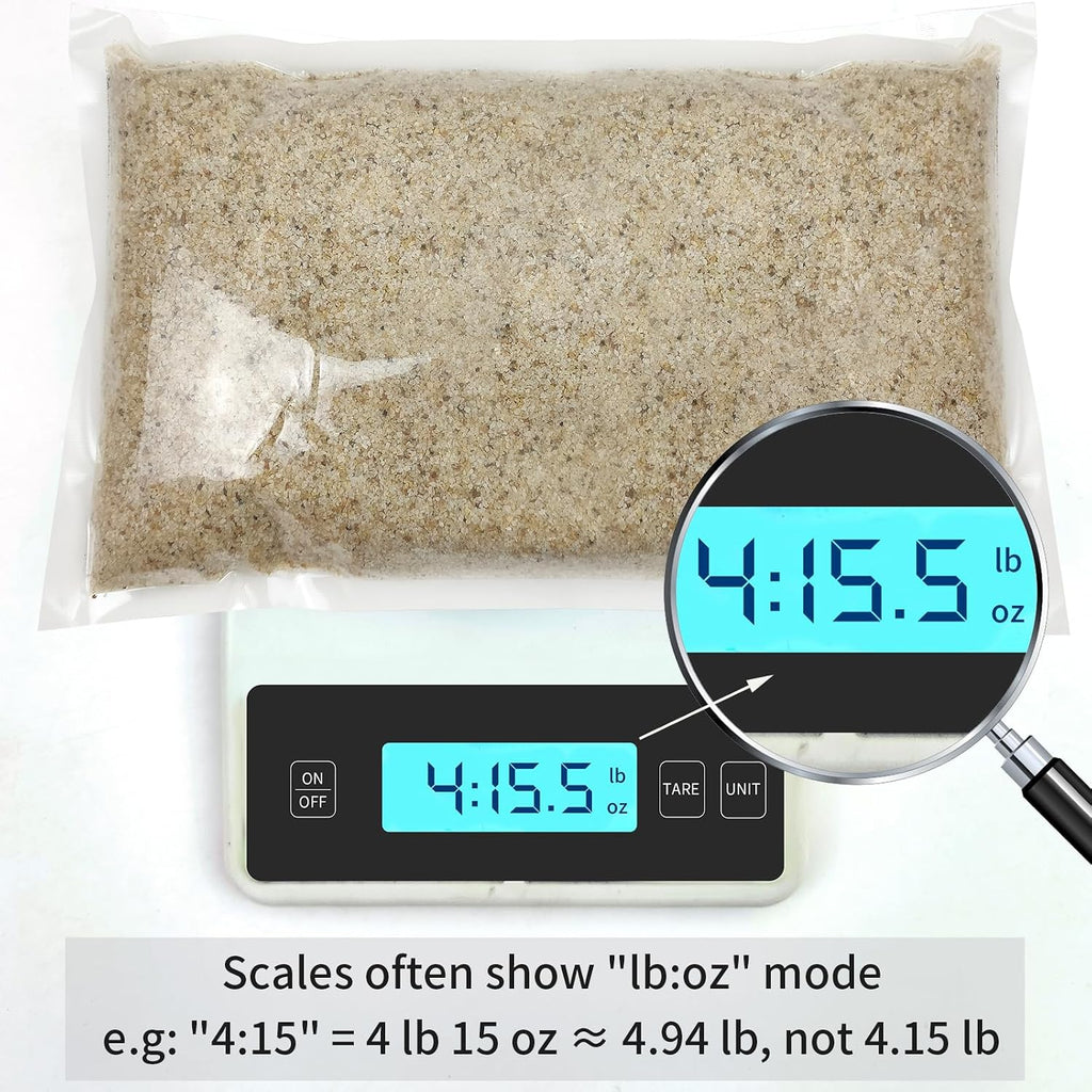 5 lbs Aquarium Sand,Beige Fish Tank Sand, Aquarium Substrate Gravel | Aquarium Sand for Freshwater Fish Tank, Shrimp