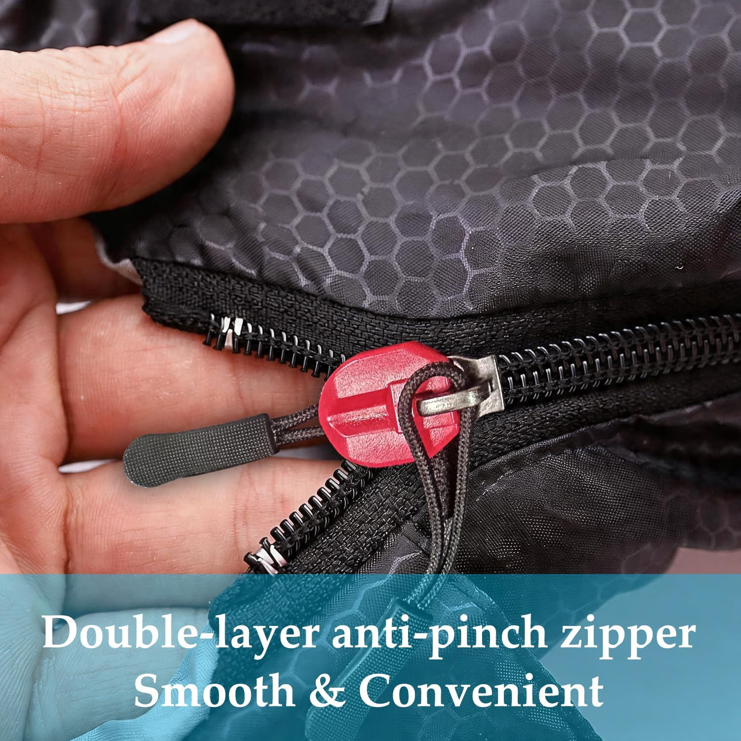 XL Size Upgraded Version of Camping Sleeping Bag 4 Seasons Warm and Cool, Lighter Weight, Adults and Children Can Use