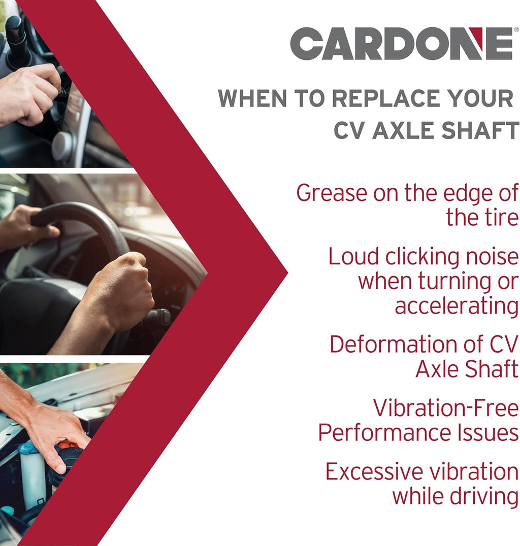 Cardone 66-1009 CV Drive Axle Drive Shaft Automotive Replacement Compatible with Cadillac, Chevrolet, GMC Models