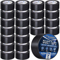 Black Duct Tape Bulk, 2 Inches x 30 Yards, 22 Pack