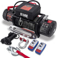 Winch13500lbs 12V Waterproof Electric Winch Synthetic Rope Truck Winch Towing Winch Boat Trailer Winch SUV 4-Wheel