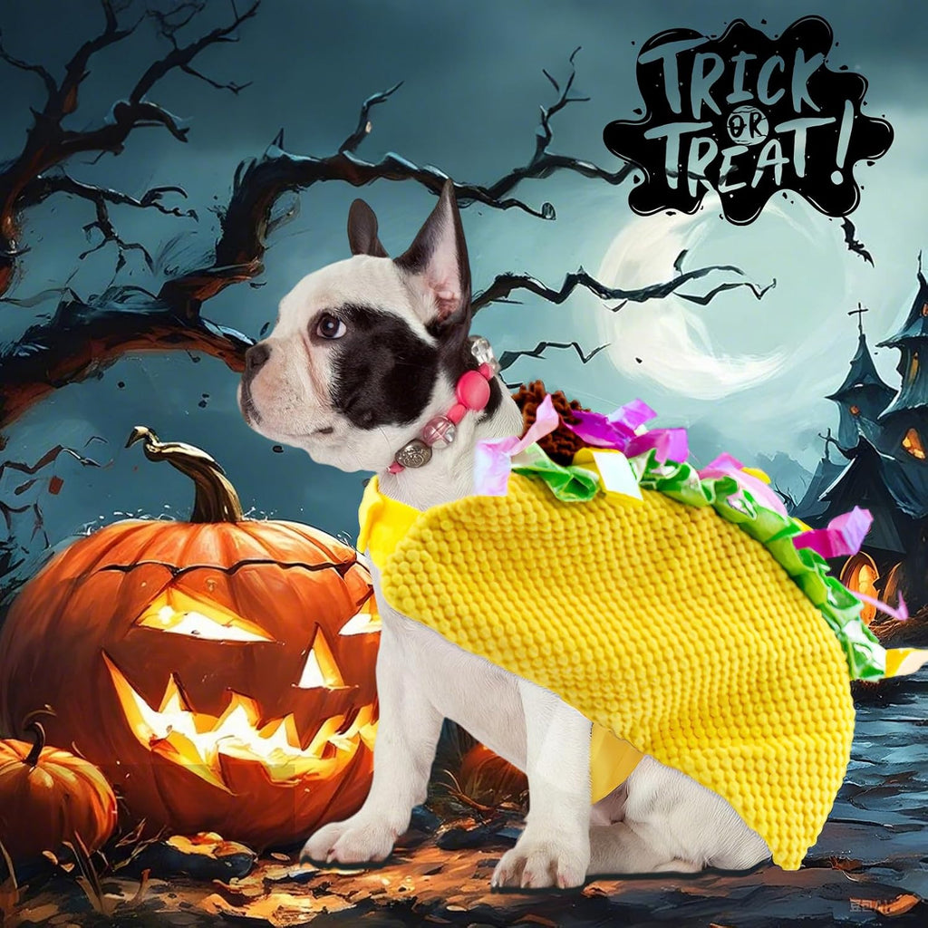 Taco Dog Halloween Costumes Dog Costumes Pet Costumes for Dogs - Funny Halloween & Christmas Apparel for Small &