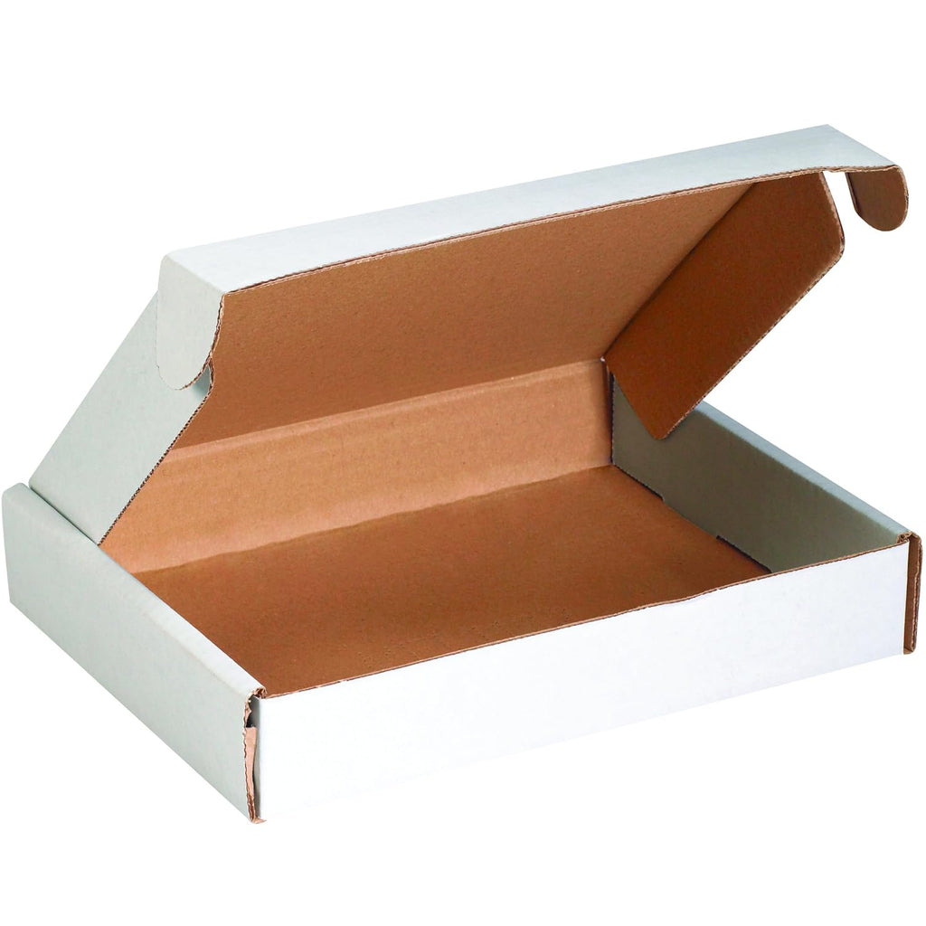 TLMFL1182 Deluxe Literature Mailers, 11 1/8" x 8 3/4" x 2", White (Pack of 50)