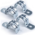 1 Inch One Hole EMT Conduit Clamp, Pipe Strap U Bracket 10 Pack