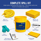 Spilfyter Hazmat Spill Kit in Reusable Bucket