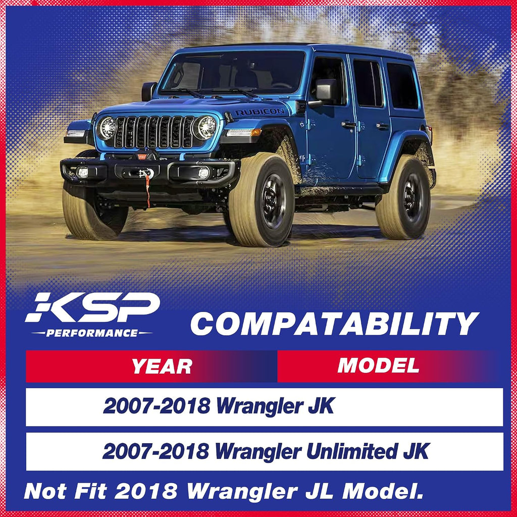 KSP 3"Front+3"Rear Full Suspension Jeep Lift Kits for 2007-2018 Wrangler JK