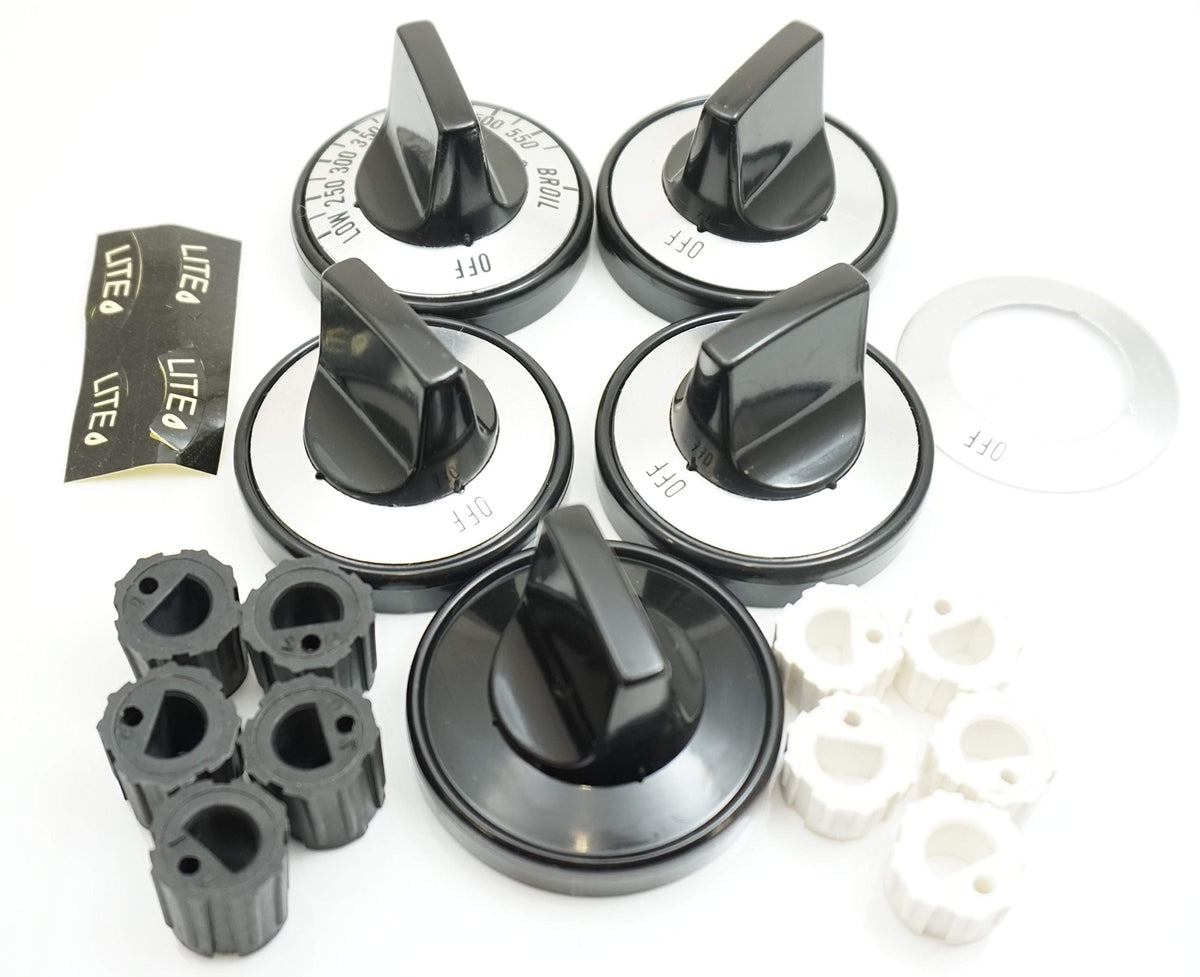 Universal Gas Range Knob Kit, RK203 Replacement for Universal OEM