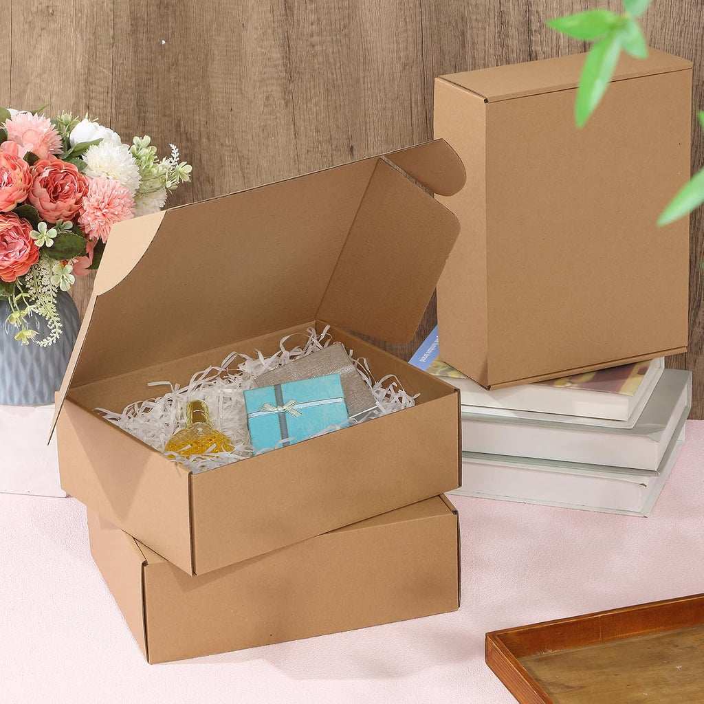100 Pcs 12x9x4'' Shipping Boxes Corrugated