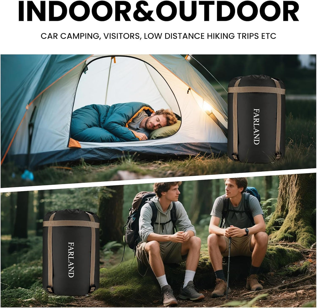 Sleeping Bags for Adults, 3-4 Season, Lightweight, Camping | Camping, Water-resistant,Compression sack, Breathable