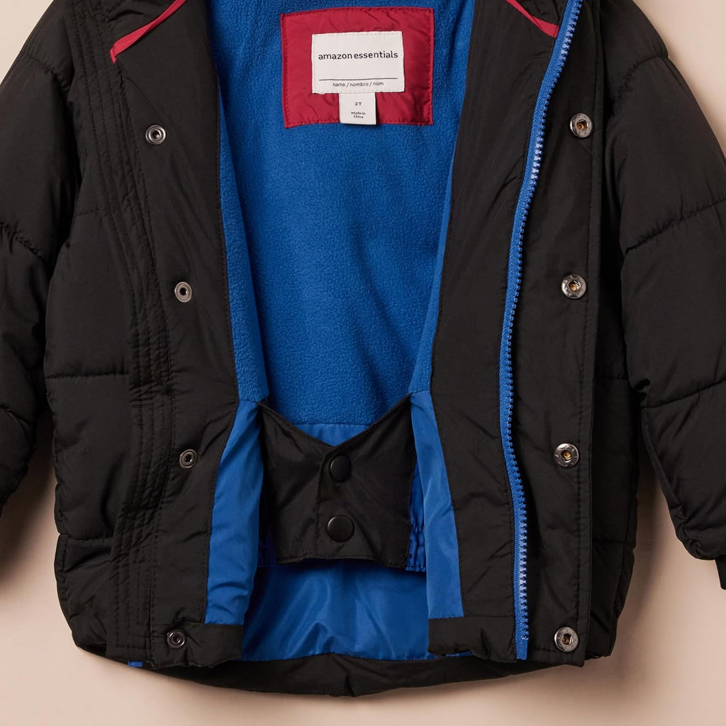 Babies, Toddlers, and Boys' Heavyweight Hooded Puffer Jacket