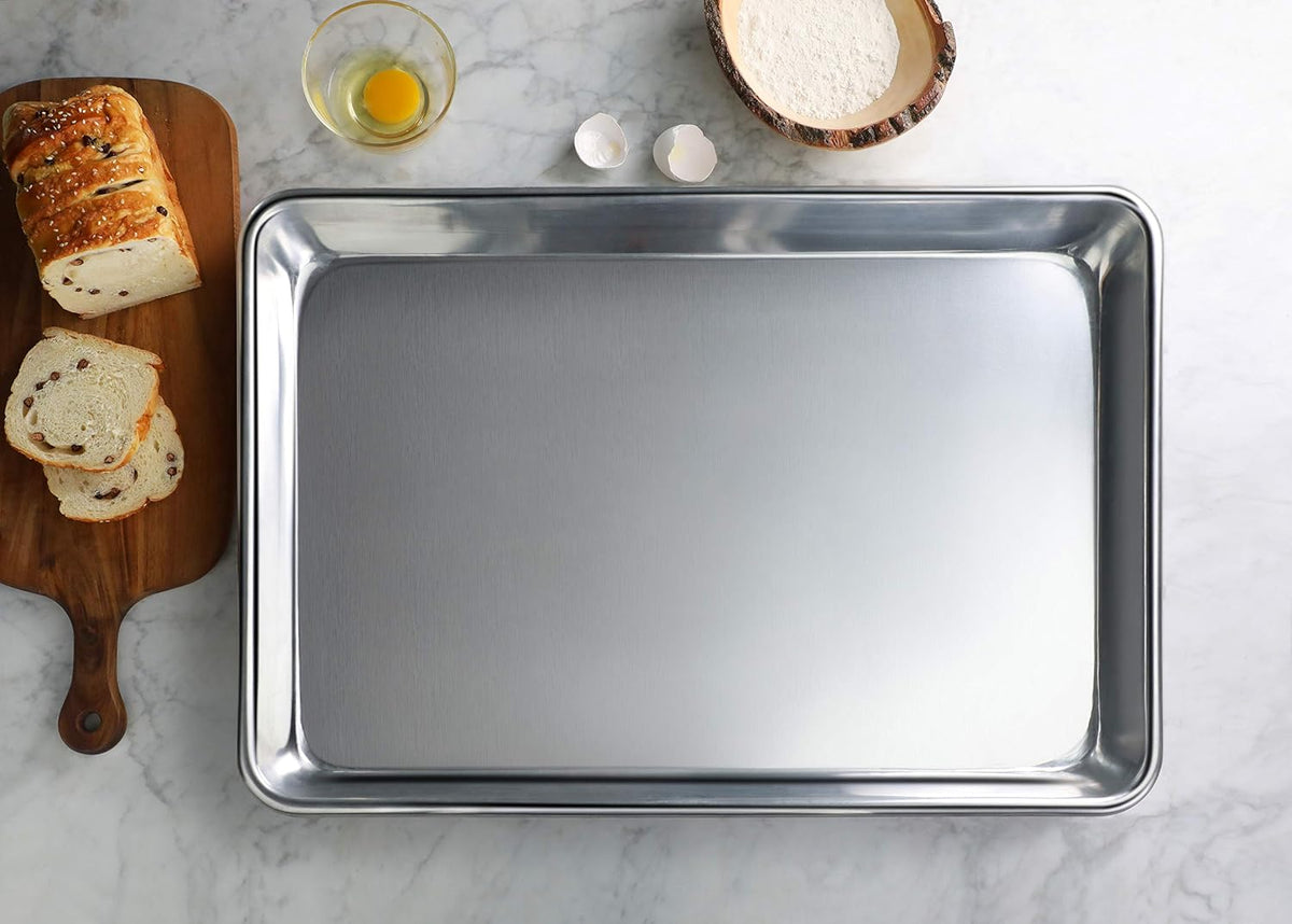 Sheet Pan/Bun Pan, 18" L x 26" W x 2" H Full Size