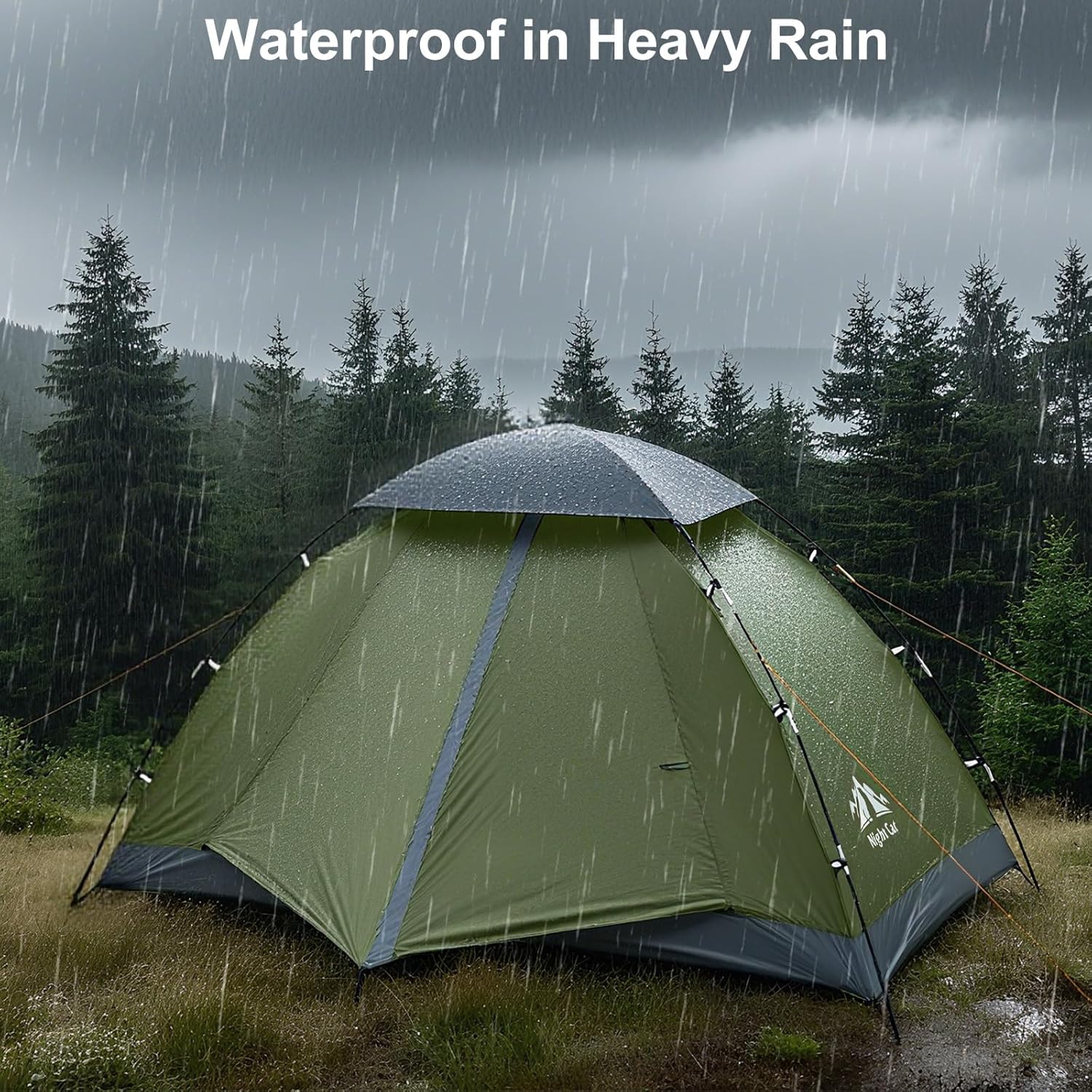 Upgraded Backpacking Tents 1 2 Persons Easy Clip Setup Camping Tent Adults Scouts Heavy Rainproof Compact Lightweight