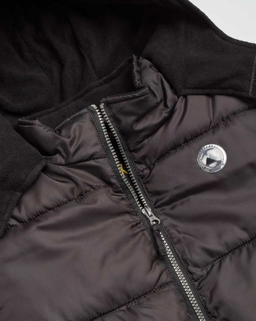 Boys Quilted Puffer Jacket Polar Fleece Lined Winter Coat | Warm Water and Wind Resistant Outerwear, Cozy Lining, Zip