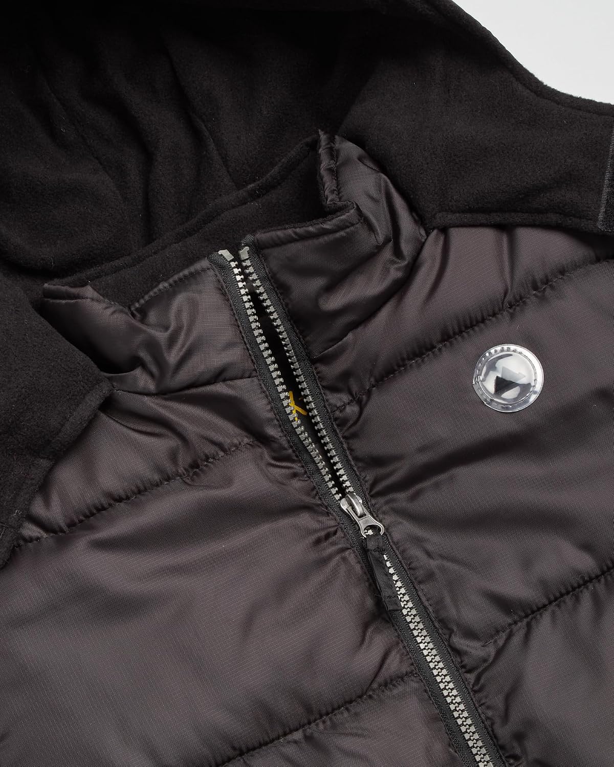 Boys Quilted Puffer Jacket Polar Fleece Lined Winter Coat | Warm Water and Wind Resistant Outerwear, Cozy Lining, Zip