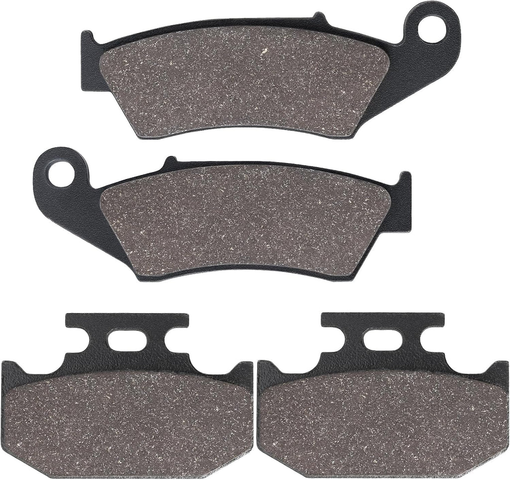 Front and Rear Brake Pads for Suzuki DR650 1996-2016 350 DR350 1997-1999 DRZ250 DR-Z250 2001-2007 RMX250 1996-1998 Kawasaki KDX200 1995-1999 KDX220R 1997-2006 KLX250 KLX650 1993-1997